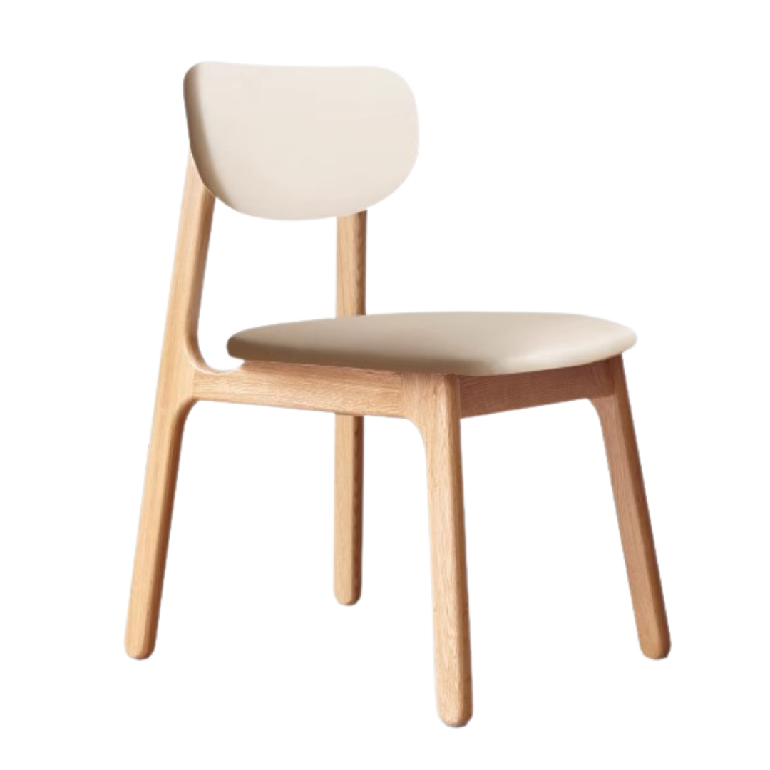 4-Piece Solid Wood Dining Chair Set - Oak, Ash & Black Walnut - Perfect for Kitchen, Dining Room & Farmhouse Decor