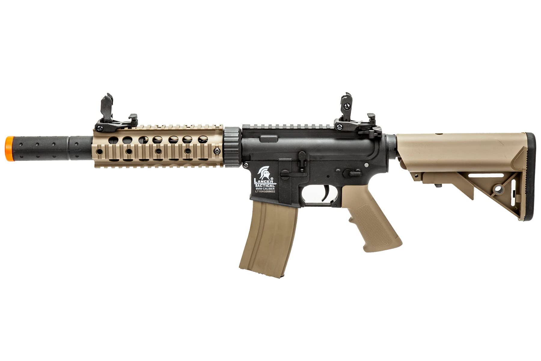 Lancer Tactical Gen 2 M4 Airsoft Rifle - Durable Polymer Body, Full/Semi-Auto AEG, Picatinny Rail | Includes 0.20g BBs, Charger & Battery | Perfect for Tactical Training, Outdoor Games & Airsoft Battles