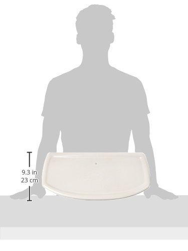 American Standard 735133-401.020 White Toilet Tank Cover with Locking Device - Secure & Stylish Bathroom Accessory for Home & Commercial Use