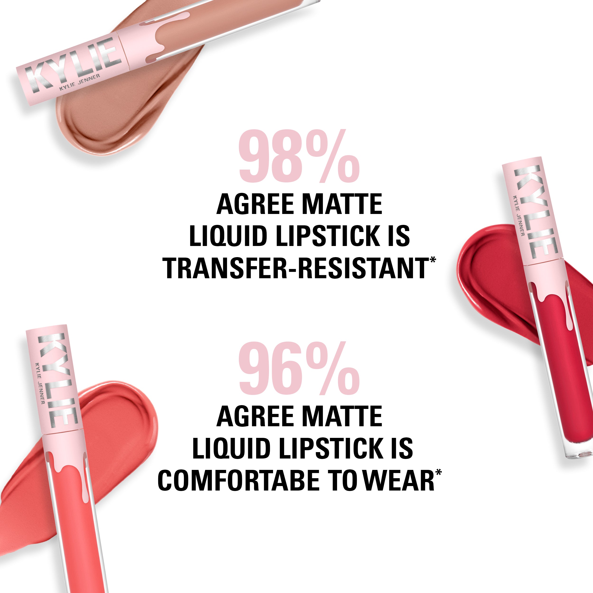 Matte Liquid Lipstick Trio - Long Lasting Nude Lipstick Set for Women | Velvet Finish, Non-Drying Formula | Perfect for Everyday Wear, Date Night & Special Occasions