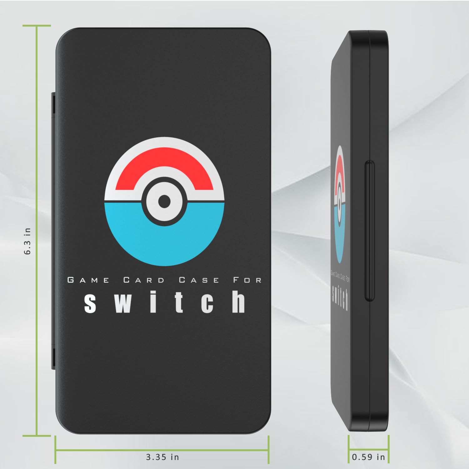 Nintendo Switch Game Case - 24 Cartridge & SD Slots, Travel Accessories for Gaming On-The-Go