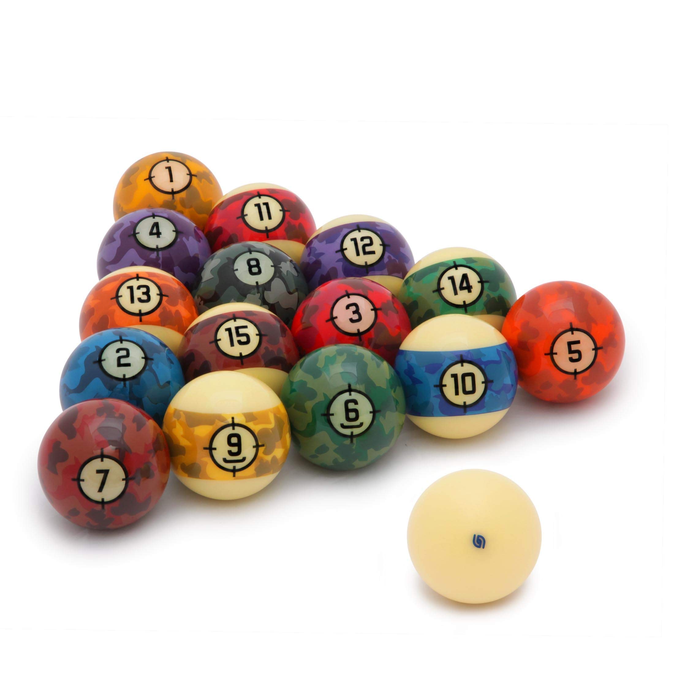 Aramith Camouflage Billiard Pool Ball Set 2 1/4
