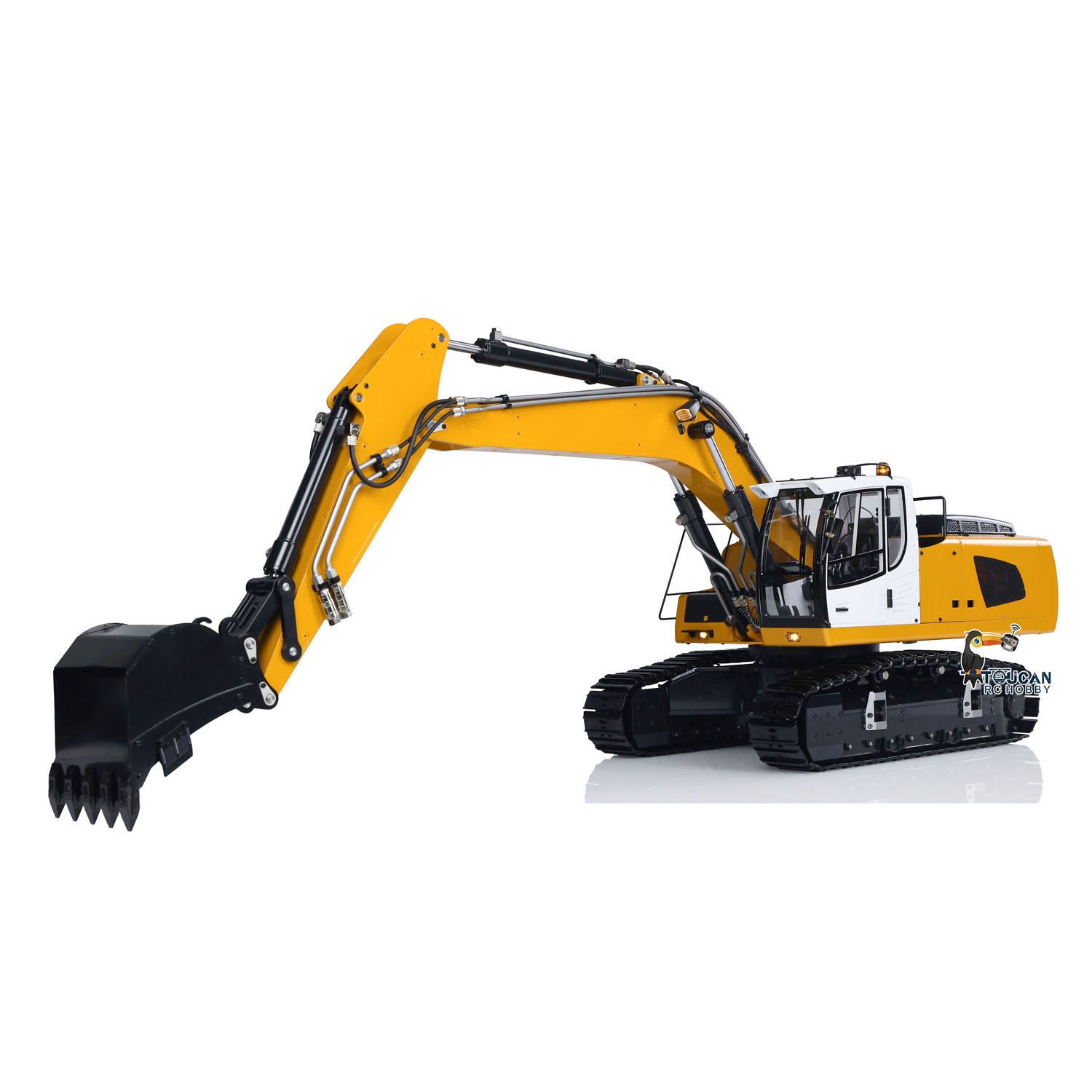 1/14 Scale 946 Tracked RC Hydraulic Excavator - 9CH Radio Controlled Construction Toy with High-Quality Hydraulic System (Cylinder Valve Pump) | Perfect for Construction Site Play, Backyard Digging & RC Hobby Enthusiasts