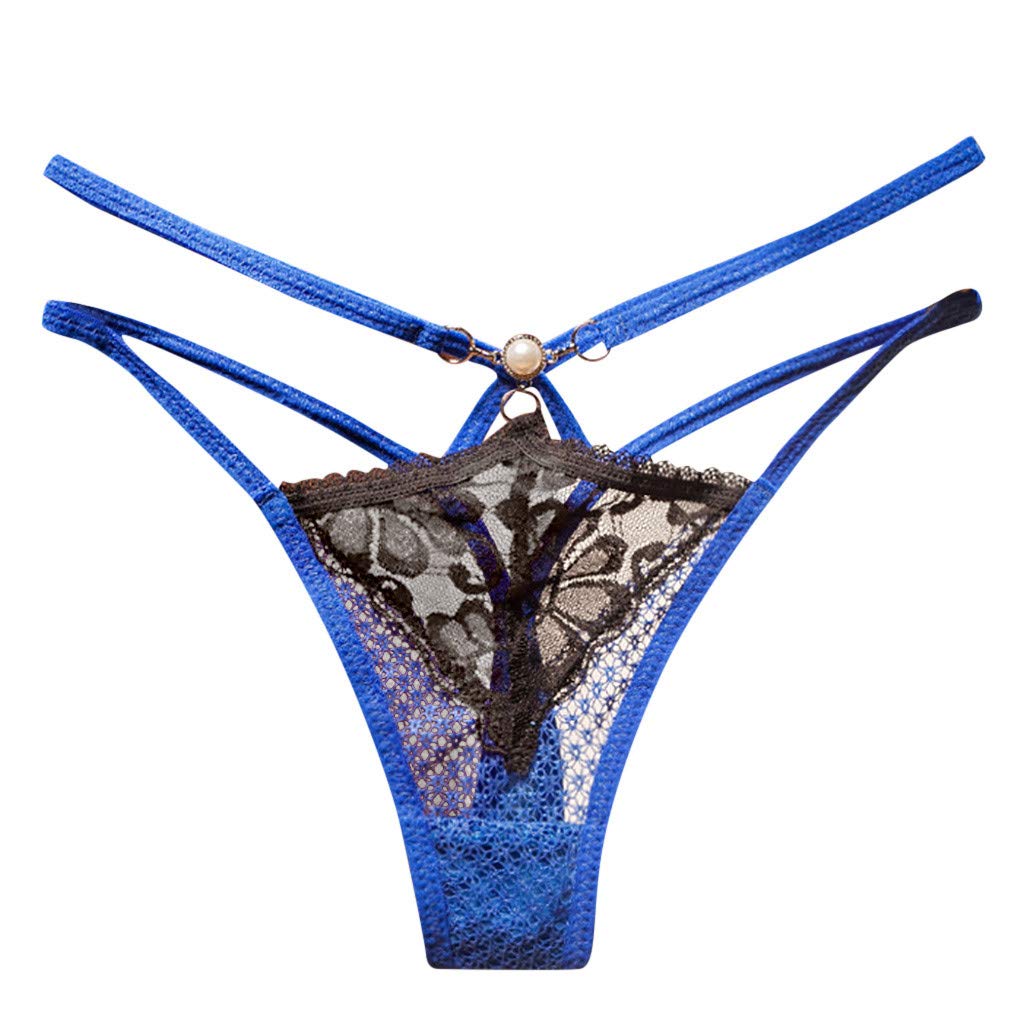 Sexy Hollow Cross Lace Thong Panties for Women - Sheer Mesh Underwear Briefs Lingerie Set for Date Night & Special Occasions