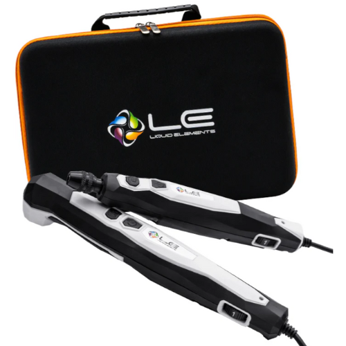 LIQUID ELEMENTS A800 Mini Cordless Polishing System - Compact Precision Tool Kit for Tight Space Detailing, Car Detailing, Jewelry Polishing & DIY Projects