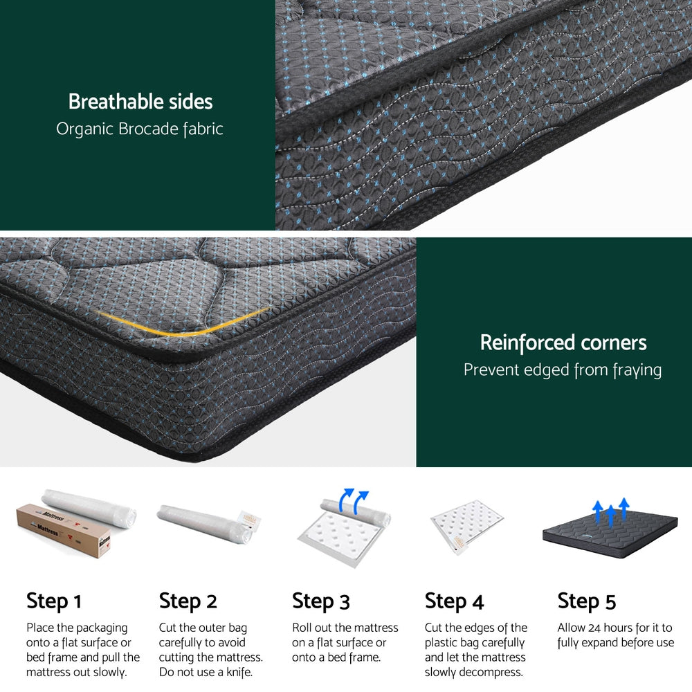 16cm Giselle Bonnell Spring King Mattress - Premium Comfort for Bedroom, Guest Room & Dorm Use
