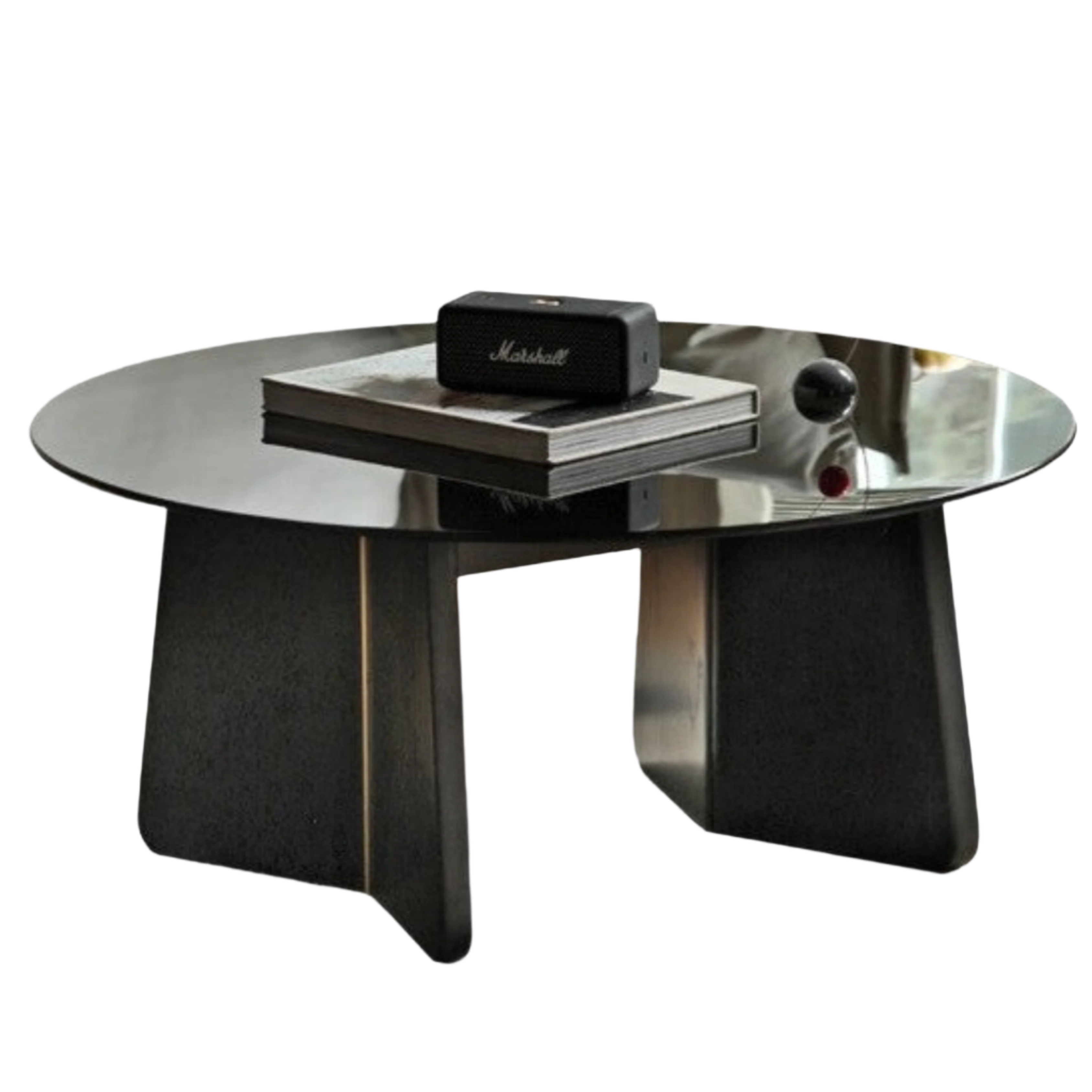31.5x31.5x13.8 inch / 80x80x35сm / smoky color / Coffee table