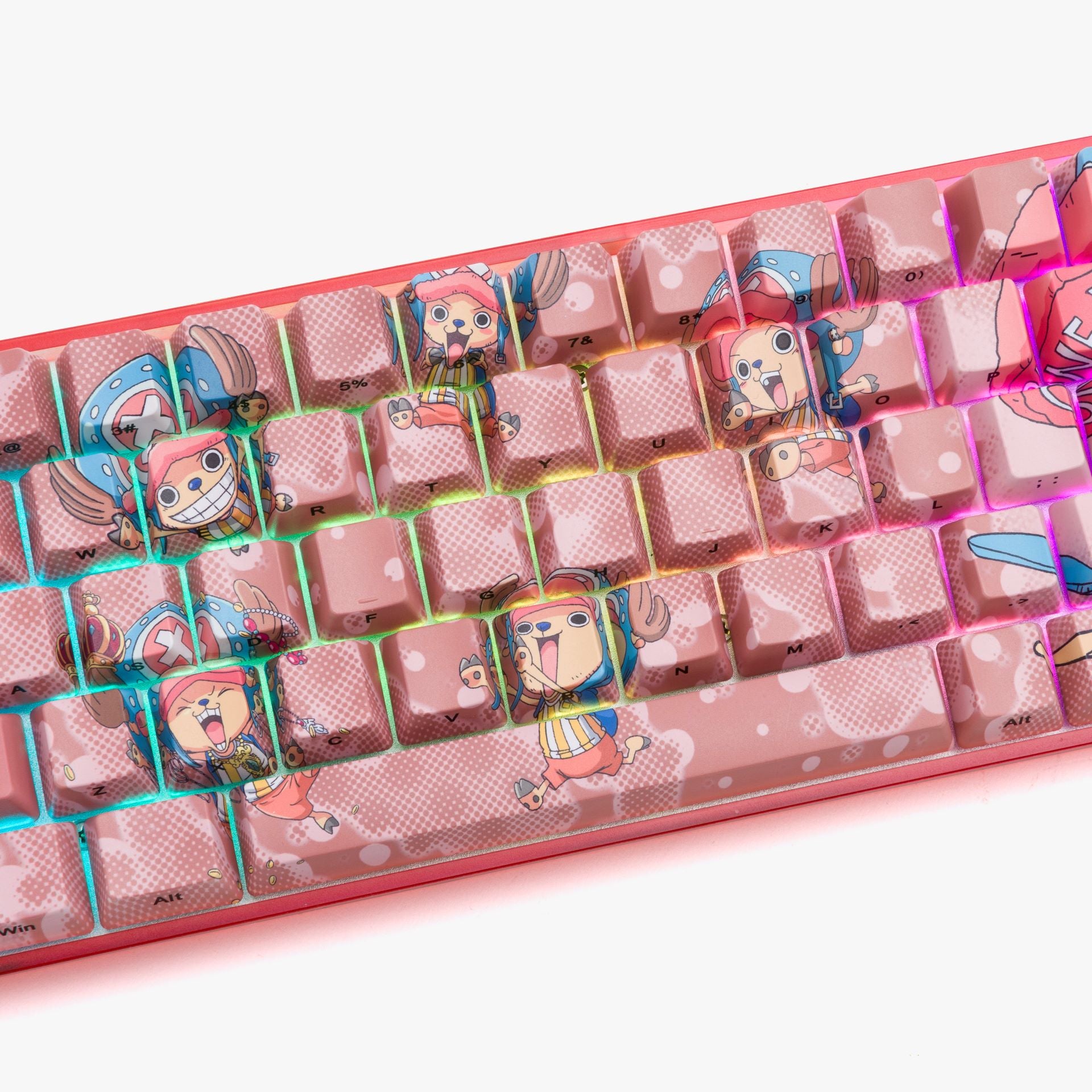 One Piece x HG Basecamp 65HE Mechanical Keyboard - Chopper Edition | Anime Gaming Keyboard for PC & Mac | Perfect for Gaming, Typing & Anime Fans Collection