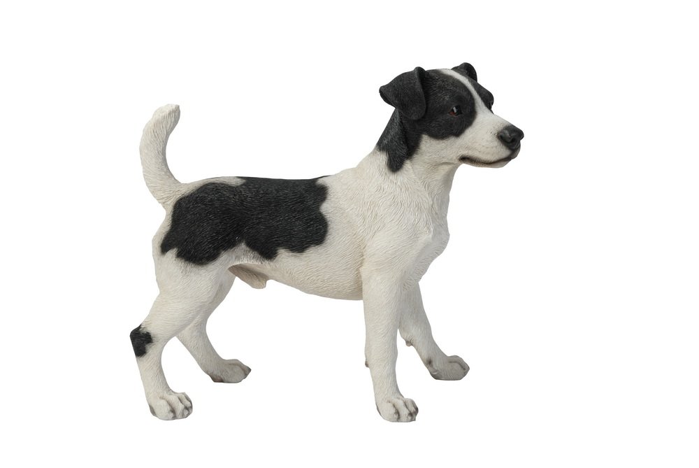 Standing Jack Russell Terrier Dog Statue - Handcrafted Home Decor for Pet Lovers | Perfect for Living Room, Garden & Office Display