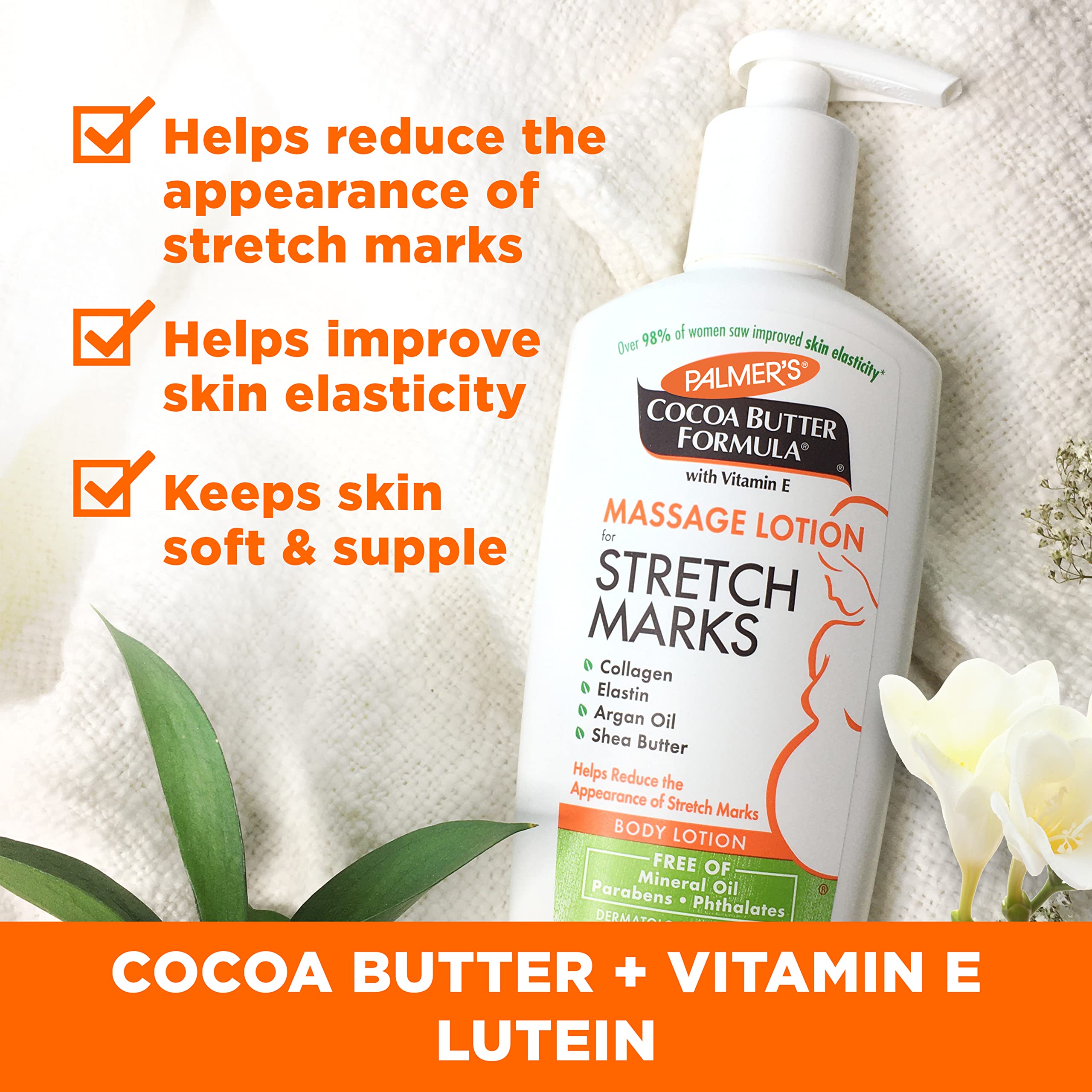 **Palmer's Cocoa Butter Formula Pregnancy Skin Care Kit – Stretch Marks & Scars Treatment, Dermatologist Approved, 4-Piece Full-Size Set – Perfect Gift for Expecting Moms, Ideal for Prenatal & Postpartum Care**