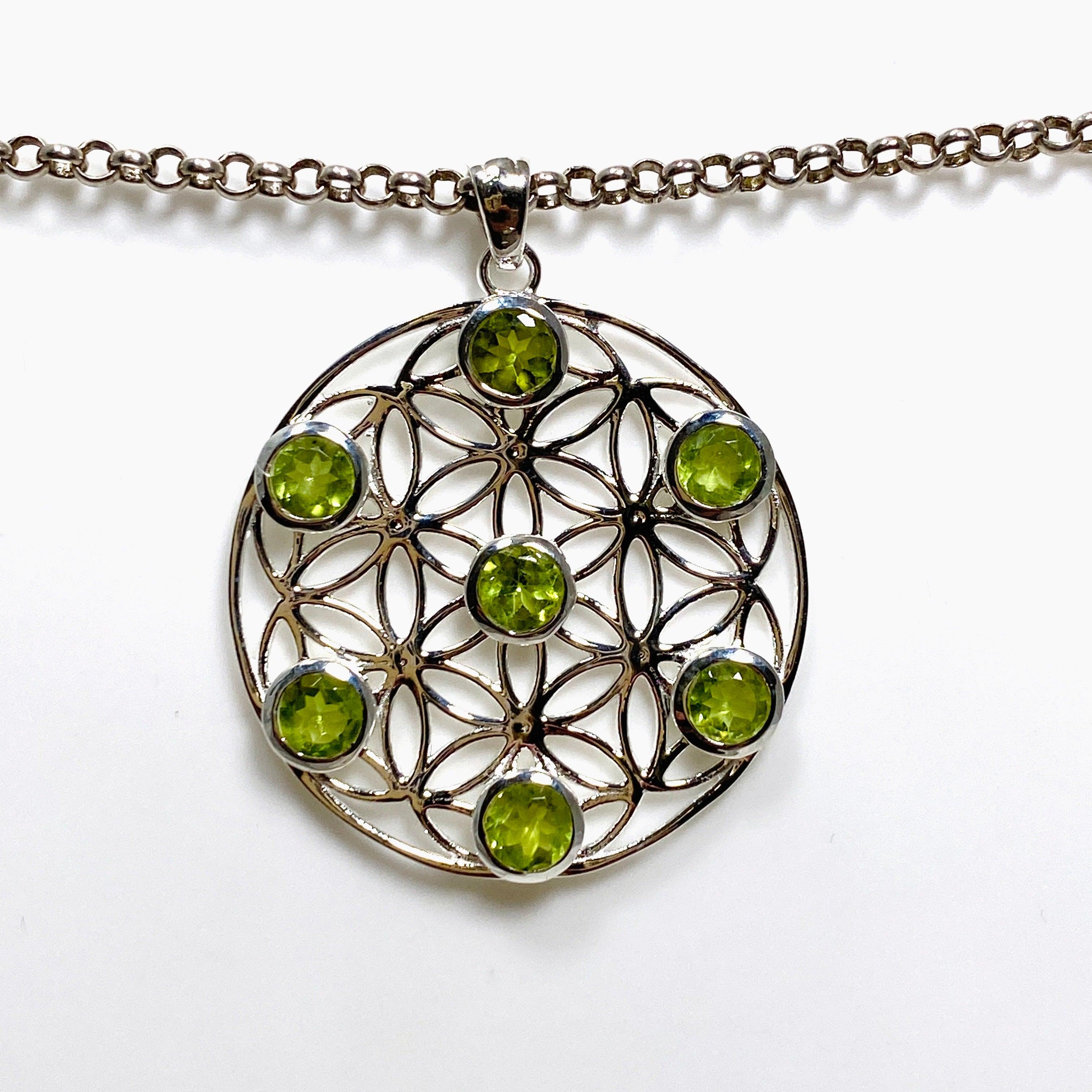 Mandala Pendant Necklace G2178 - Spiritual Jewelry for Meditation, Yoga & Boho Fashion | Perfect Gift for Women