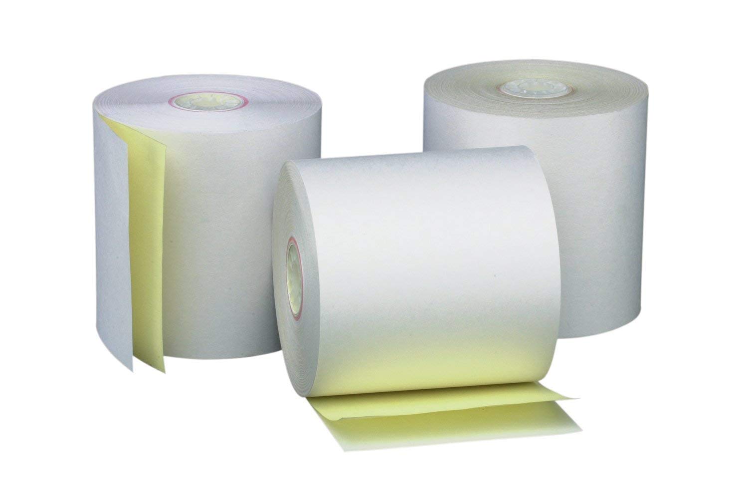PM Company Perfection Two Ply Carbonless Copy Paper Rolls, 3