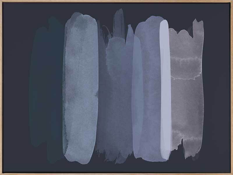 Black Satin Canvas Art Print - Modern Wall Decor for Living Room, Bedroom & Office - Premium Framed Painting for Home & Office Decor