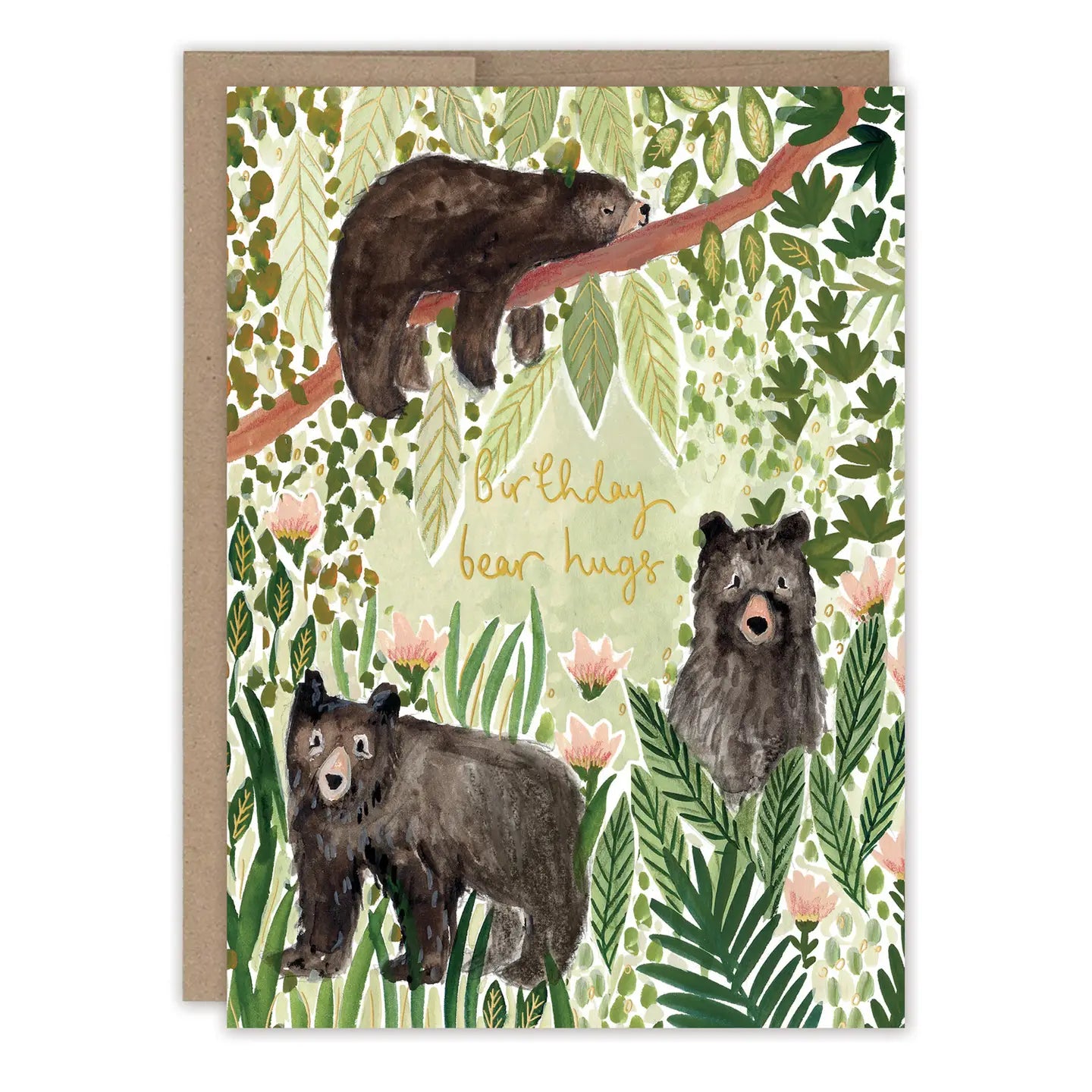 Black Bears Birthday Card - Funny & Cute Greeting Card for Kids & Adults - Perfect for Birthdays, Parties & Special Occasions