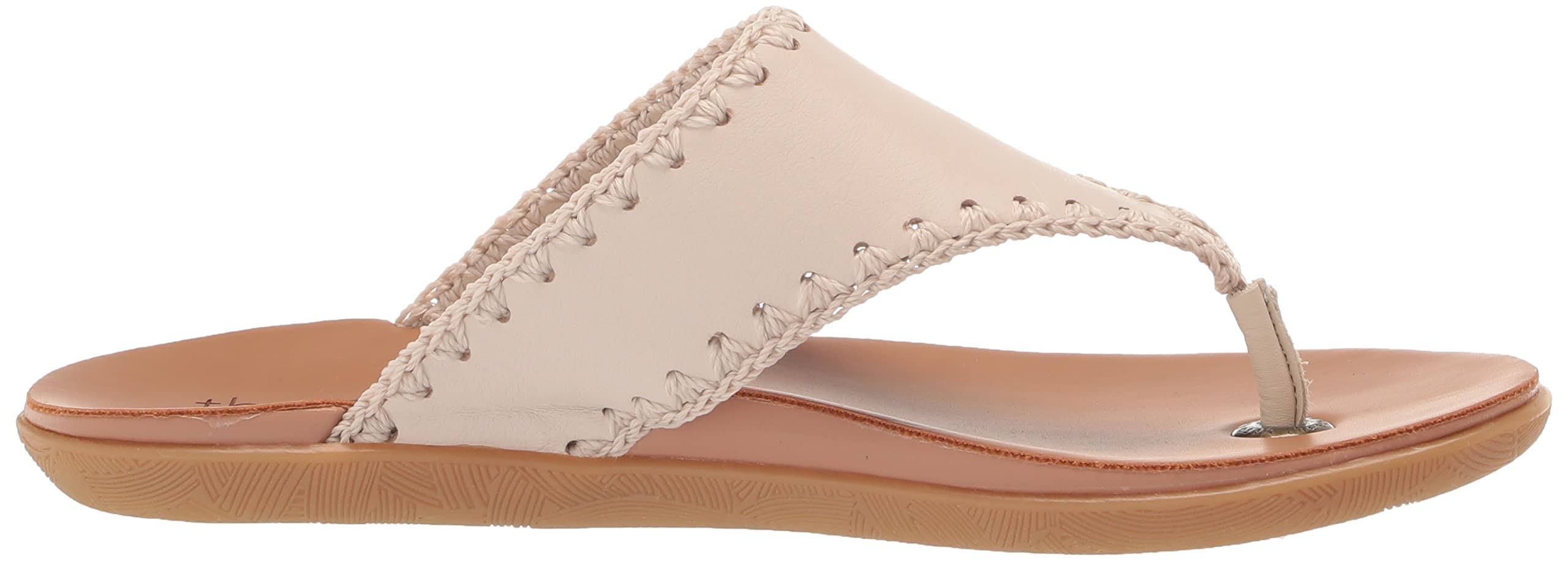 The Sak Women's Shana Thong Crochet Leather Flip Flop Sandals - Comfortable Summer Open Toe Shoes for Beach, Pool & Casual Outings