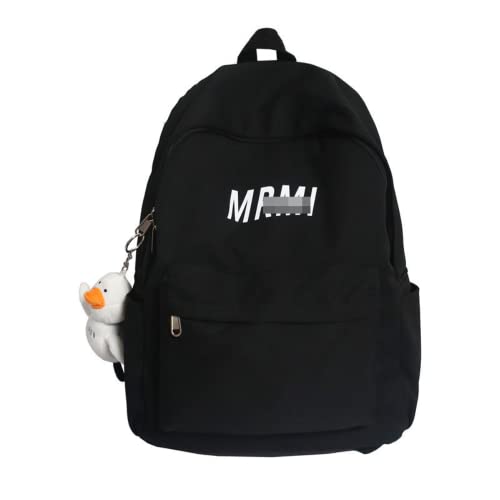 Lightweight Unisex Laptop Backpack - Travel & School (Black, Small)