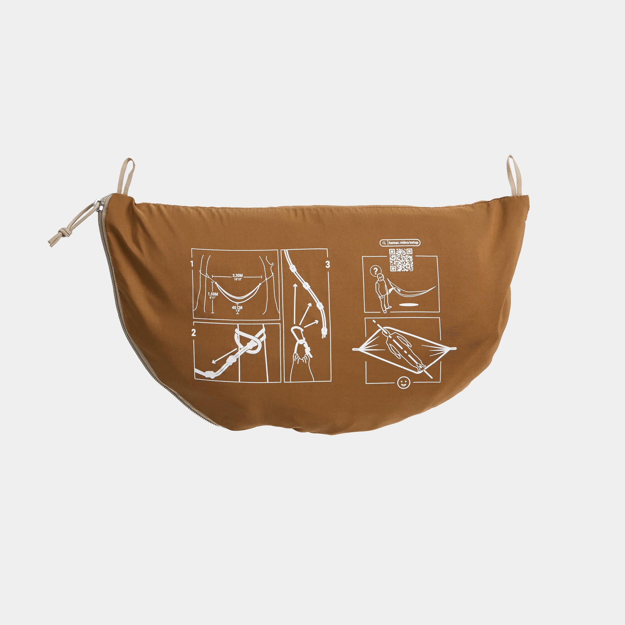 Quechua 2-Person Hammock - Comfortable & Spacious 350 x 175 cm - Perfect for Camping, Backyard & Beach Relaxation