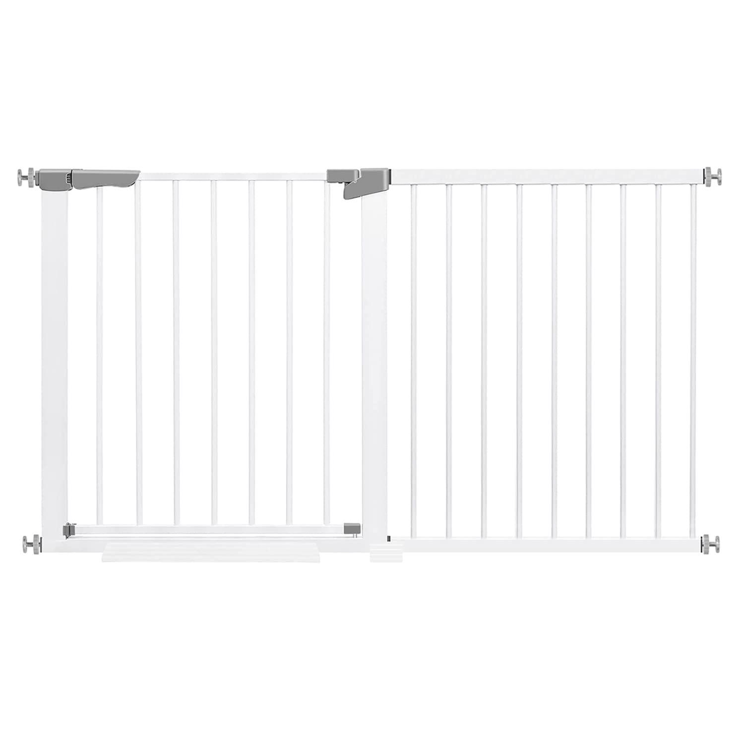 Extra Tall Baby Safety Gate - Extends Up to Extra Wide for Doorways & Stairs | Pressure Mounted Pet Gate for Doors & Hallways | Indoor & Outdoor Use | Perfect for Homes with Toddlers & Pets