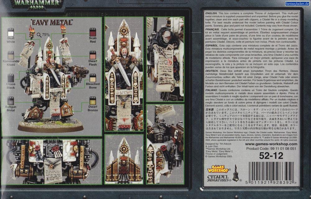 Games Workshop Witch Hunters Throne of Judgement Box Set - Warhammer 40K Miniature Wargaming Terrain for Tabletop Battles & Diorama Displays