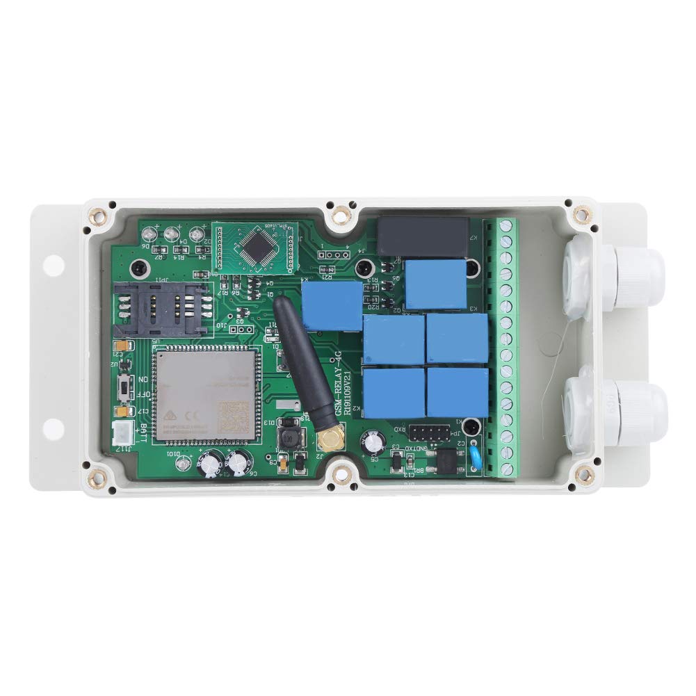 Sonew 7 Channel GSM Remote Switch Controller - 4G SMS Relay Switch for Power Failure Alarm, Phone & SMS Control (US) - Ideal for Home Automation, Industrial Equipment, and Smart Farm Applications
