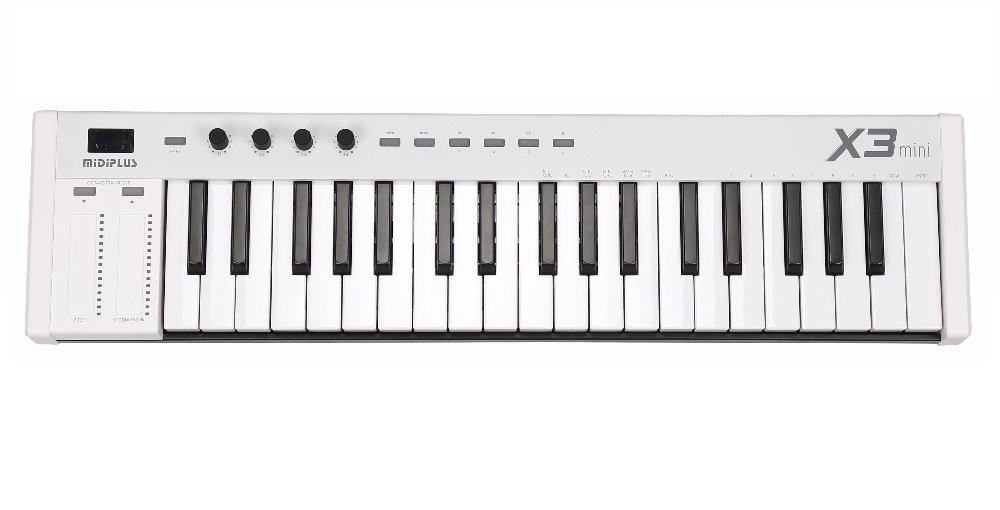 MIDIPLUS X3 Mini USB MIDI Keyboard Controller - Compact 25-Key Portable MIDI Controller for Music Production, Recording & Live Performance