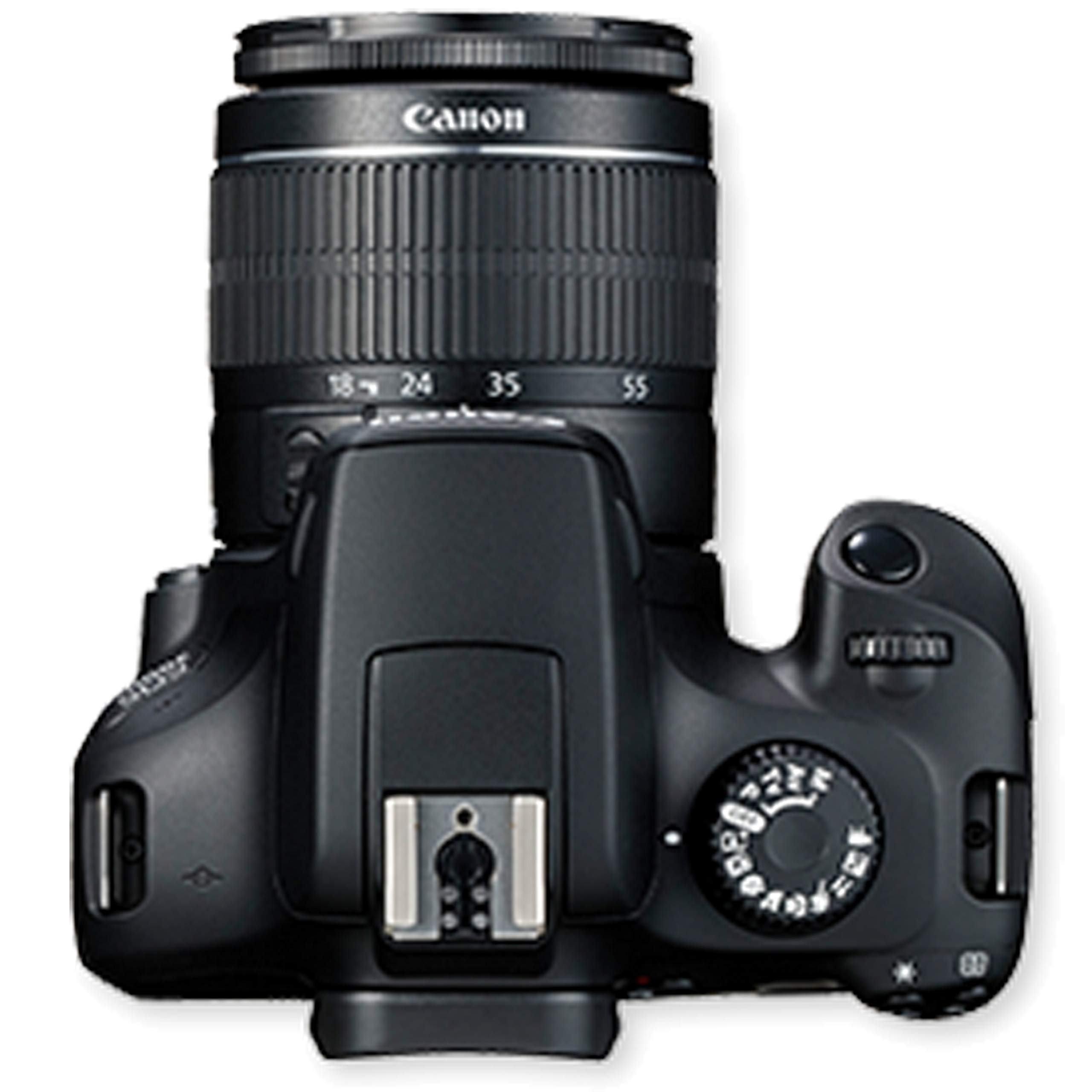 Canon EOS 3000D (Rebel T100) DSLR Camera Bundle with 18-55mm Lens, 32GB SD Card, Tripod & Case - 18pc Photography Kit (Renewed) | Perfect for Beginners, Travel & Portrait Photography