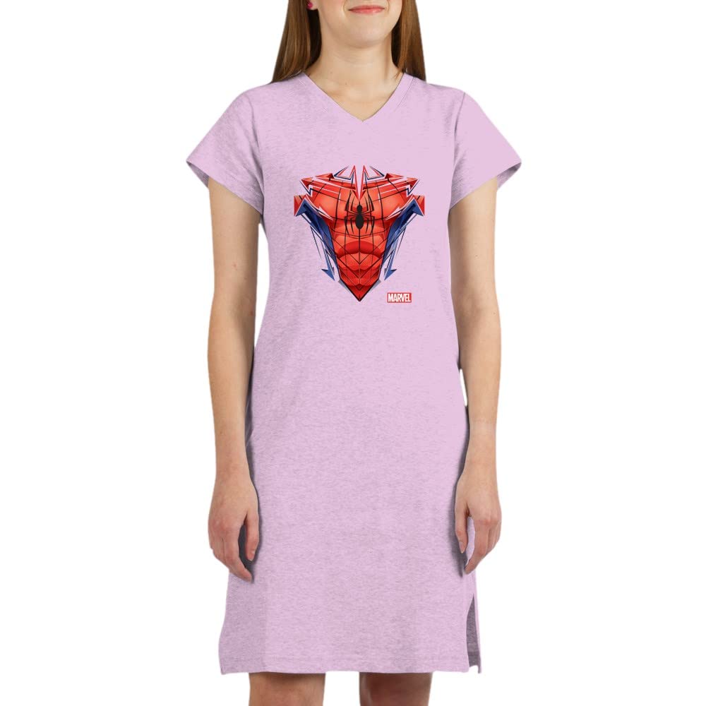 Spider-Man Graphic Nightshirt for Men - Cool Superhero Sleepwear for Marvel Fans - Perfect for Sleepovers, Lounging & Comic Conventions