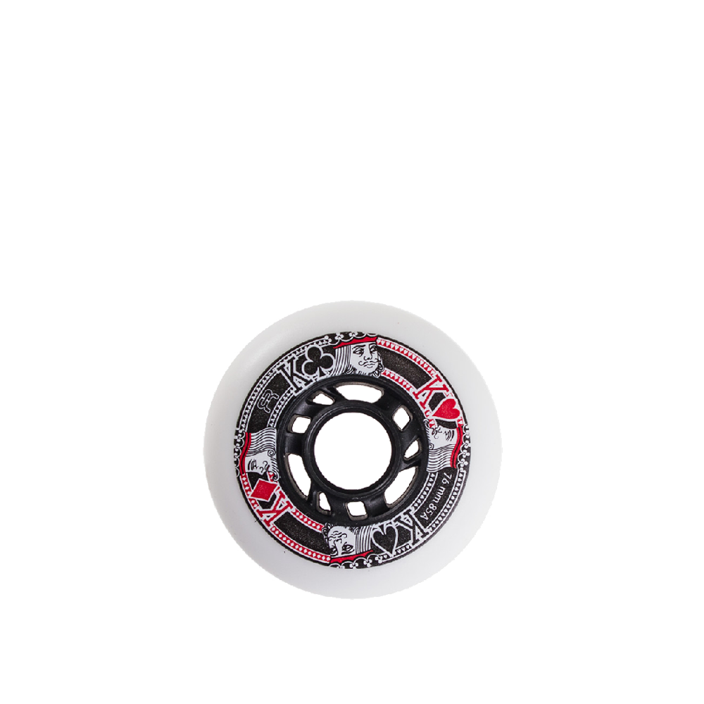 FR Street Kings 76mm 85a Skateboard Wheels - High Performance Single Wheel for Street Skating, Cruising & Tricks - Perfect for Smooth Rides & Park Sessions