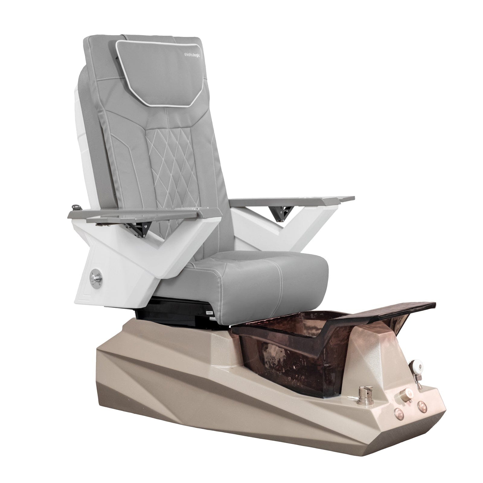 Professional DIAMOND FX Pedicure Chair for Salon & Spa - Hydraulic Adjustable Massage Pedicure Chair with Foot Bath - Perfect for Nail Salons, Beauty Spas & Home Use