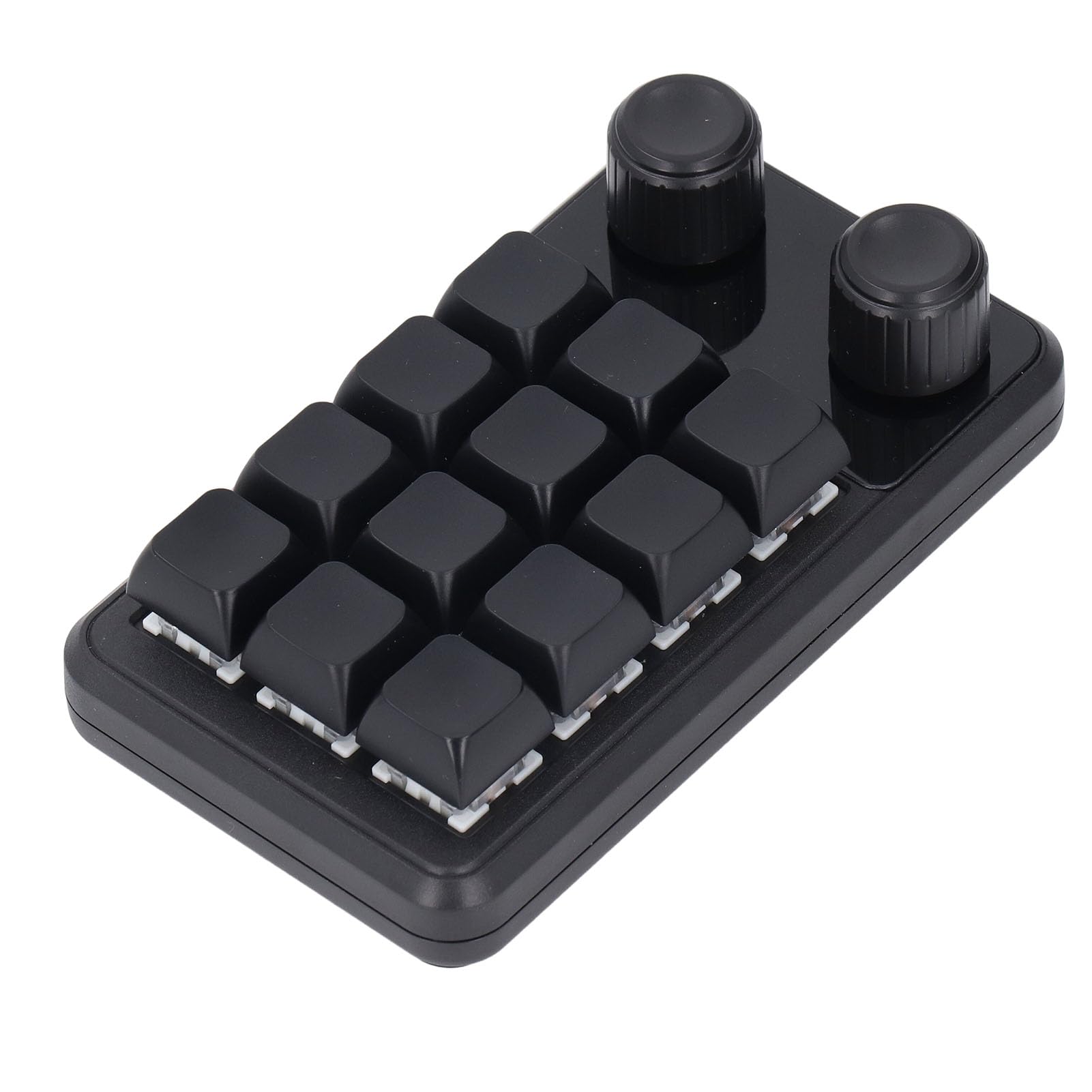 Hyuduo RGB Backlit Mechanical Gaming Keyboard with Blue Switches - 2.4G Wireless, 12 Programmable Macro Keys - Perfect for PC Gaming, Office Work & Typing Enthusiasts