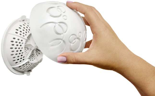 EcoFresh Air Freshener Dispenser - 1 Pack | Natural Home & Car Odor Eliminator | Perfect for Bathroom, Kitchen, Nursery & Office