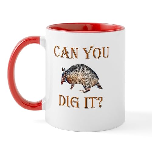 White/Red Inside - Armadillo Mug