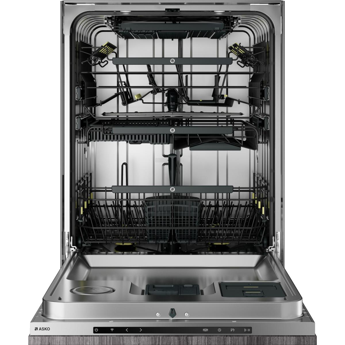 Asko 24 Inch Built-In Dishwasher with Turbo Combi Drying™ - Stainless Steel DFI786XXLSOF.U - Energy Efficient & Ultra Quiet for Modern Kitchens