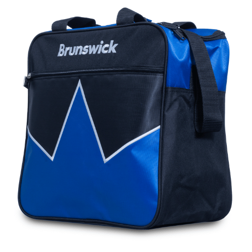 Brunswick Blast Blue Single Tote Bowling Bag - Lightweight & Durable for Men & Women - Perfect for League Play, Practice & Travel