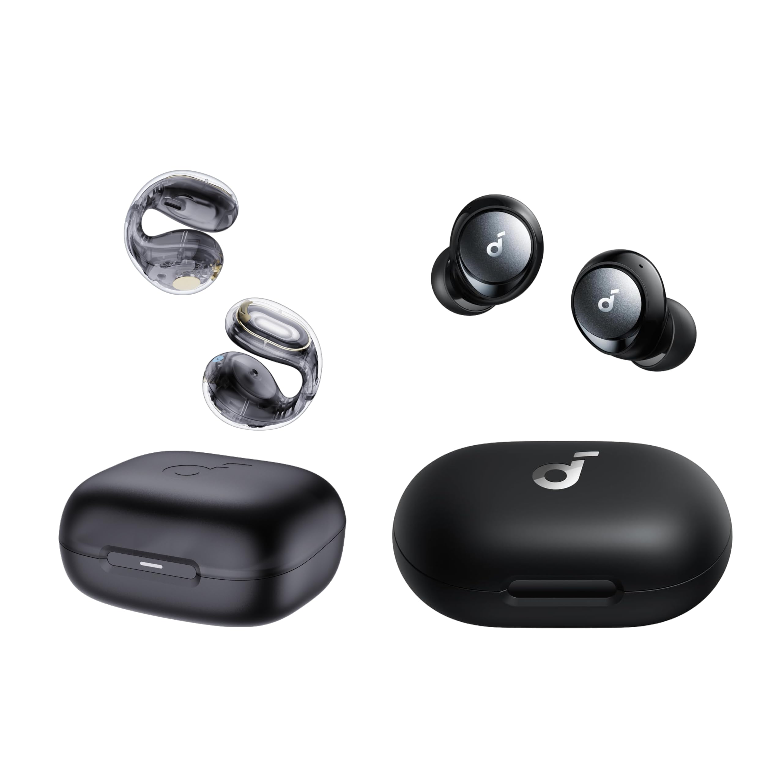 Soundcore by Anker Space A40 Wireless Earbuds with Adaptive Active Noise Cancellation (Up to 98% Noise Reduction), 50H Playtime, Hi-Res Audio, Comfortable Fit - Perfect for Travel, Workouts & Commuting