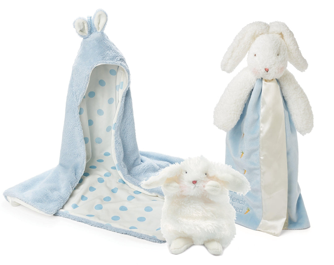 Baby Bud Snuggle Me Gift Set - Soft Organic Infant Lounger & Accessories for Newborns | Perfect Baby Shower Gift & Nursery Essential
