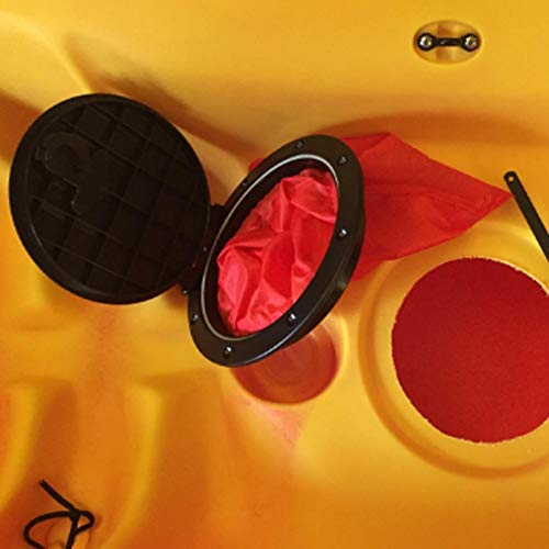 6 Inch Deck Hatch with Cat Bag - Waterproof Kayak Access Hatch for Fishing, Boat Storage & Marine Rigging | Perfect for Kayak Fishing Gear Organization & Boat Deck Storage