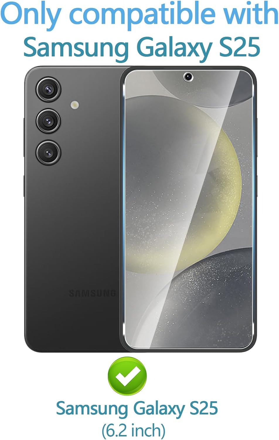 Samsung Galaxy S25 Camera Lens Protector - Premium Tempered Glass Shield for Scratch & Impact Protection - Perfect for Outdoor Photography, Travel & Daily Use