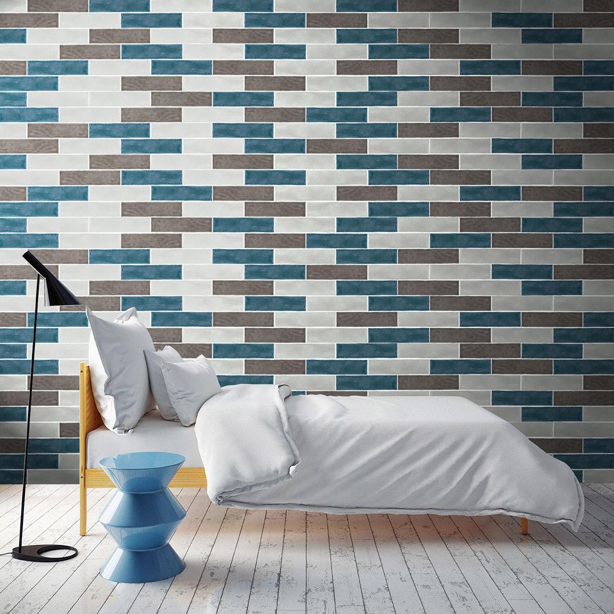 Premium Evolution Cotton 75x300 Glossy Subway Tile - Classic White Ceramic Wall & Backsplash Tile for Kitchen, Bathroom, and Shower Renovation