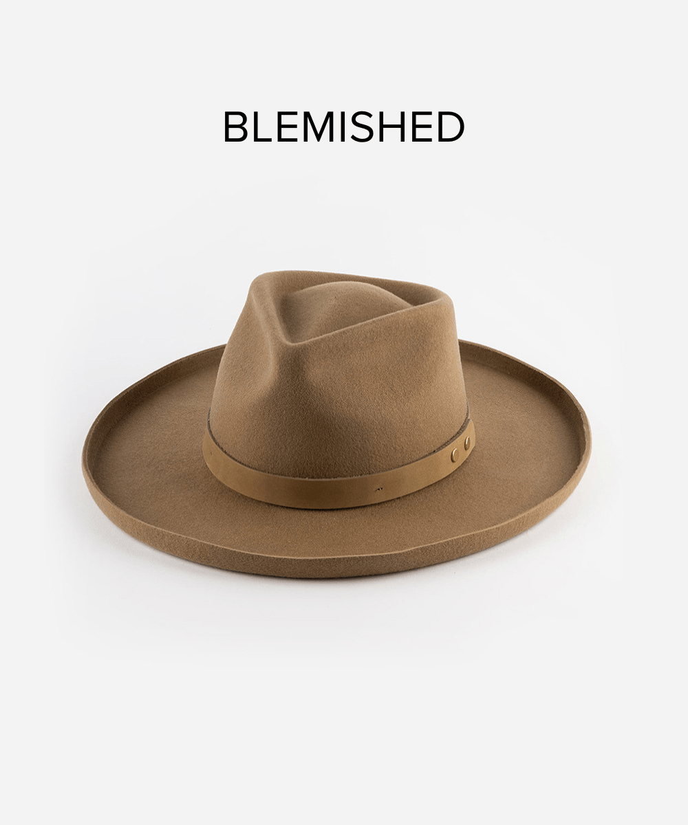 Stylish Luca Pencil Brim Teardrop Fedora Hat in Tan - Vintage Inspired Fashion Accessory for Women | Perfect for Outdoor Events, Weddings & Summer Outfits