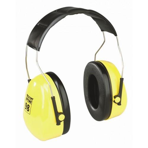 3M Optime Peltor 98 Over-the-Head Earmuffs - Noise Reduction Safety Ear Protection for Shooting, Construction & Industrial Work - Comfortable Hearing Protection for Loud Environments