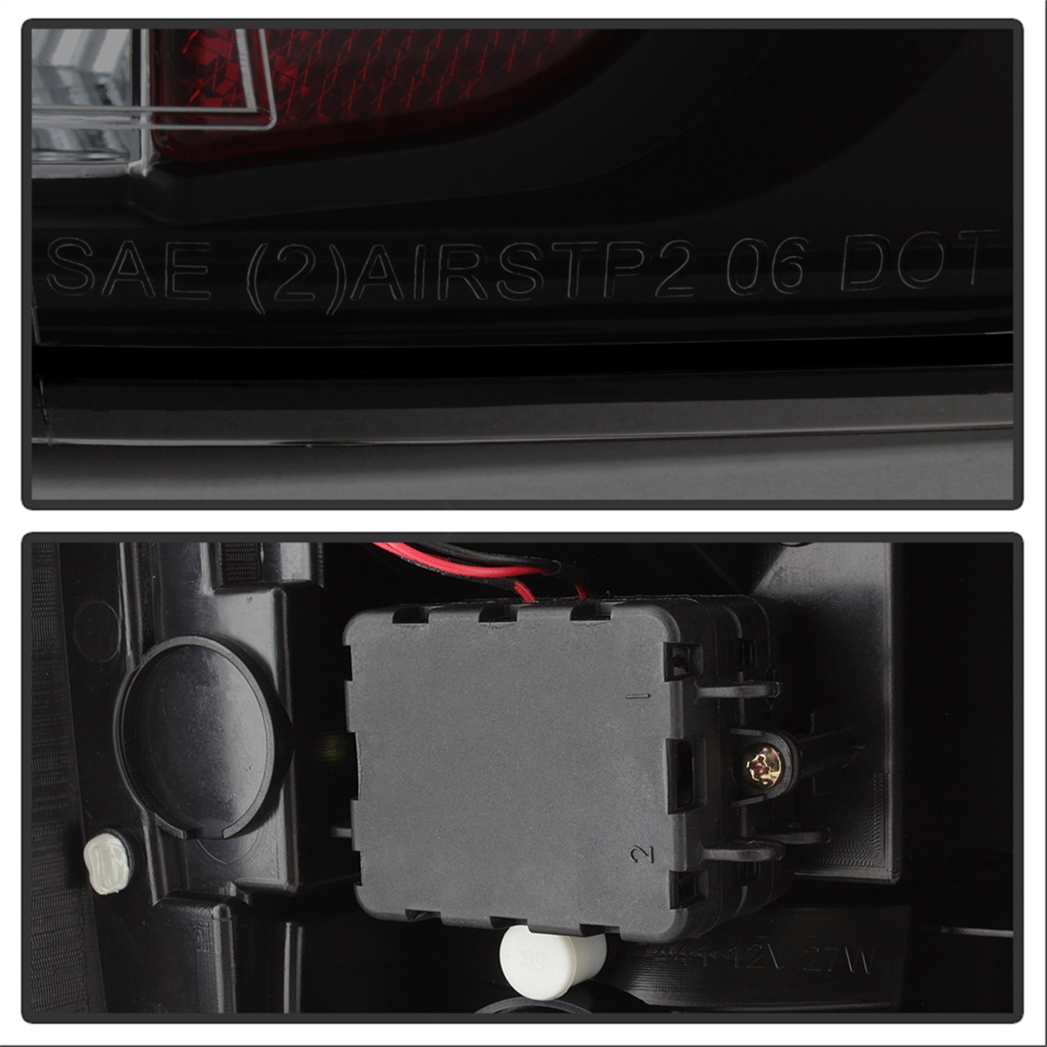 Spyder Auto 5078087 LED Tail Lights Black/Smoked - High-Performance Brake Lights for Trucks & SUVs