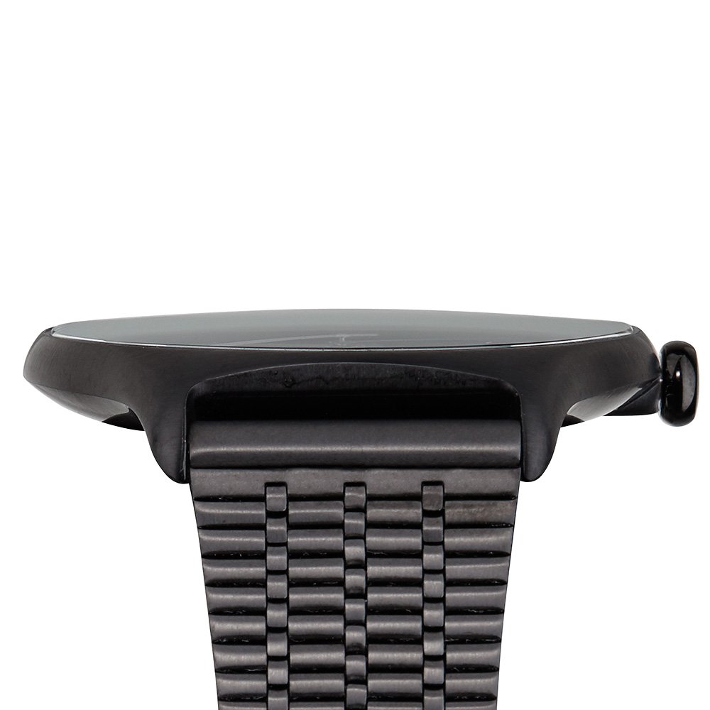 One 07 Ultra Slim Black Unisex Watch - Minimalist Design for Men & Women - Perfect for Everyday Wear, Office & Casual Outfits