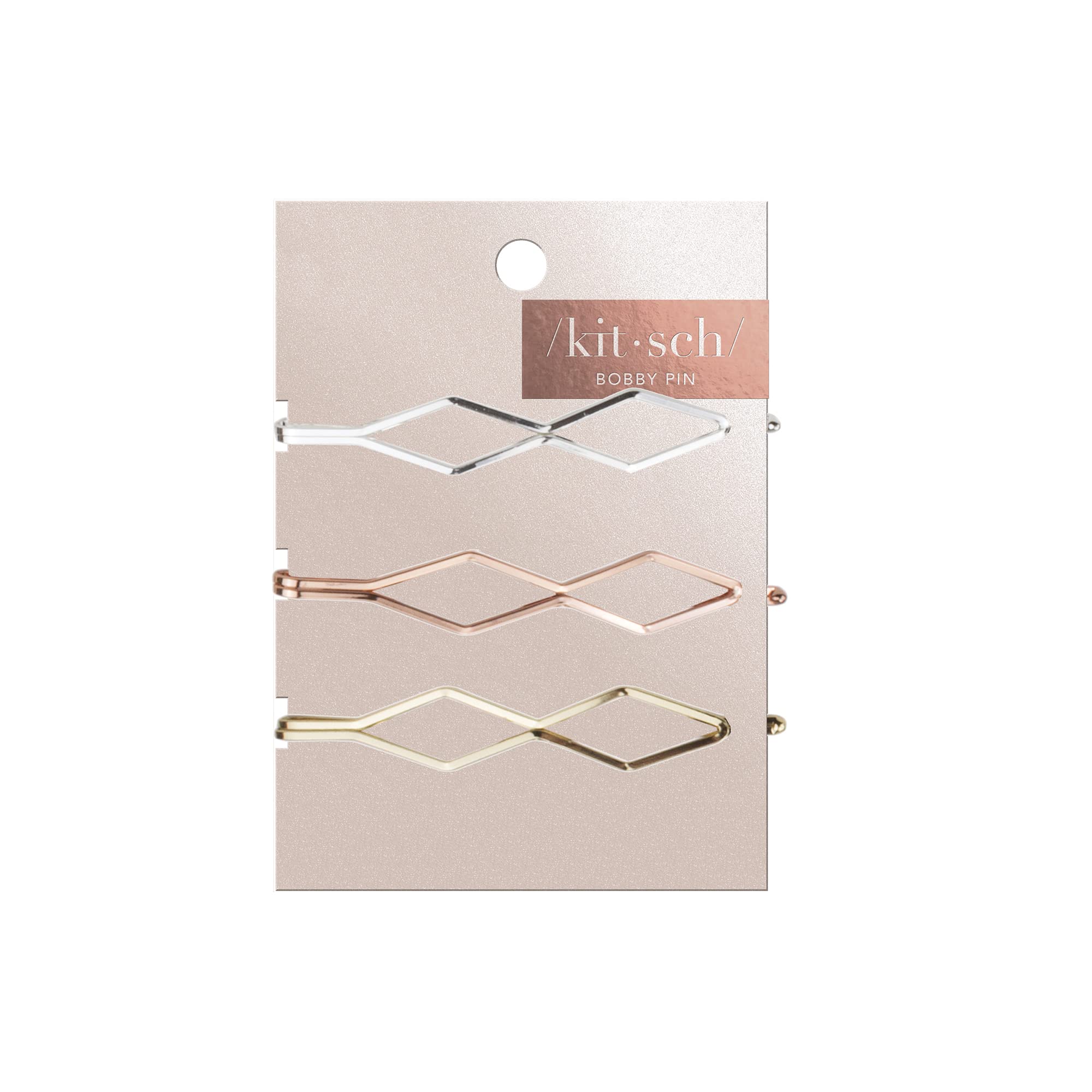 Fashion Metal Hair Pins for Women - 3pc Decorative Bobby Pins | Perfect for Styling & Special Occasions