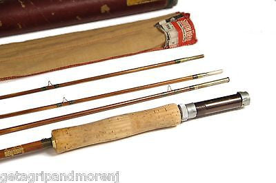 Vintage MINT South Bend 59 9' 4-Piece Split Bamboo Fly Fishing Rod - Unused Classic 1945-1950 Model | Perfect for Trout & Salmon Fishing in Rivers & Streams