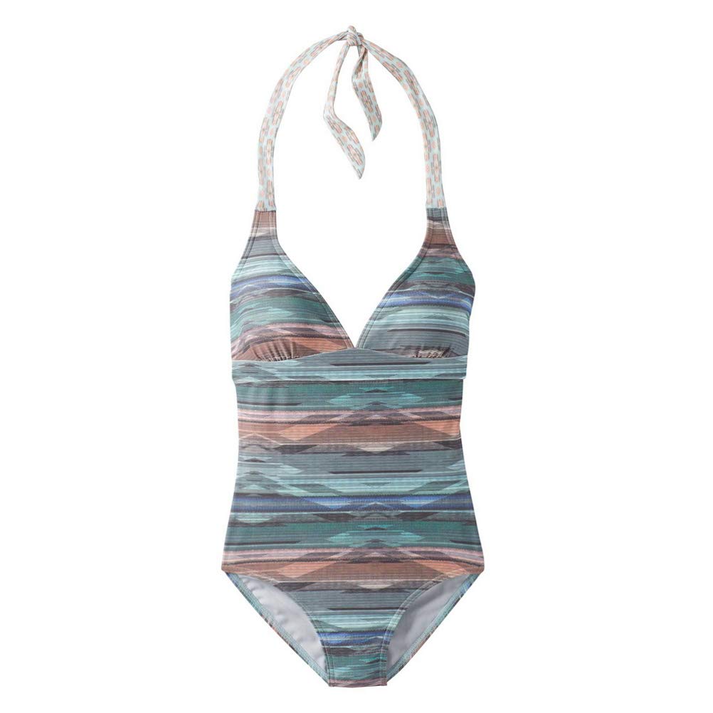 prAna Women's Lahari One Piece Swimsuit - UPF 50+ Sun Protection, Quick-Dry & Chlorine-Resistant for Beach, Pool & Yoga