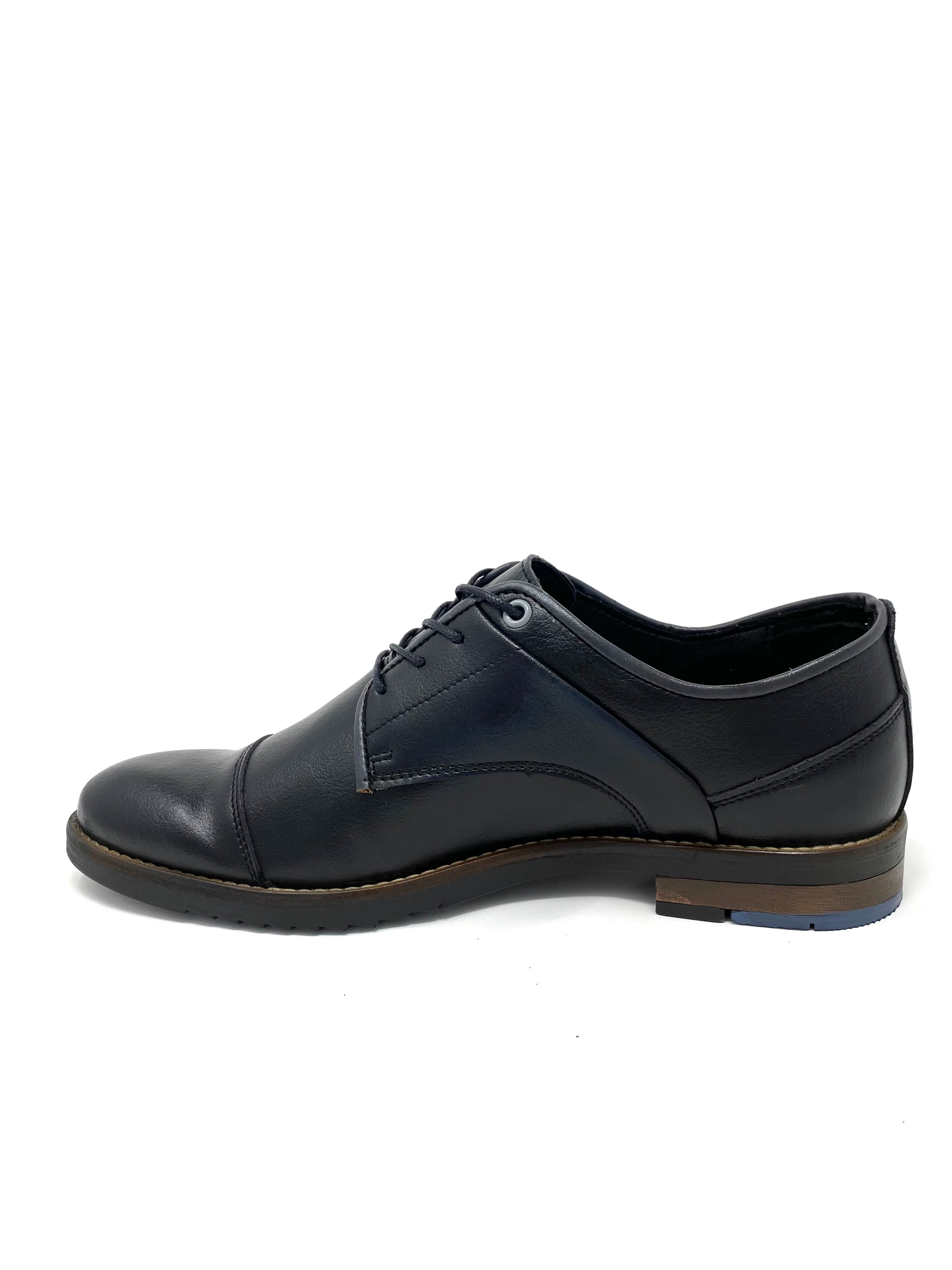 Novacas Alex Oxford Shoes for Men - Classic Black Leather Dress Shoes for Business & Formal Occasions - Comfortable & Stylish Office Work Shoes