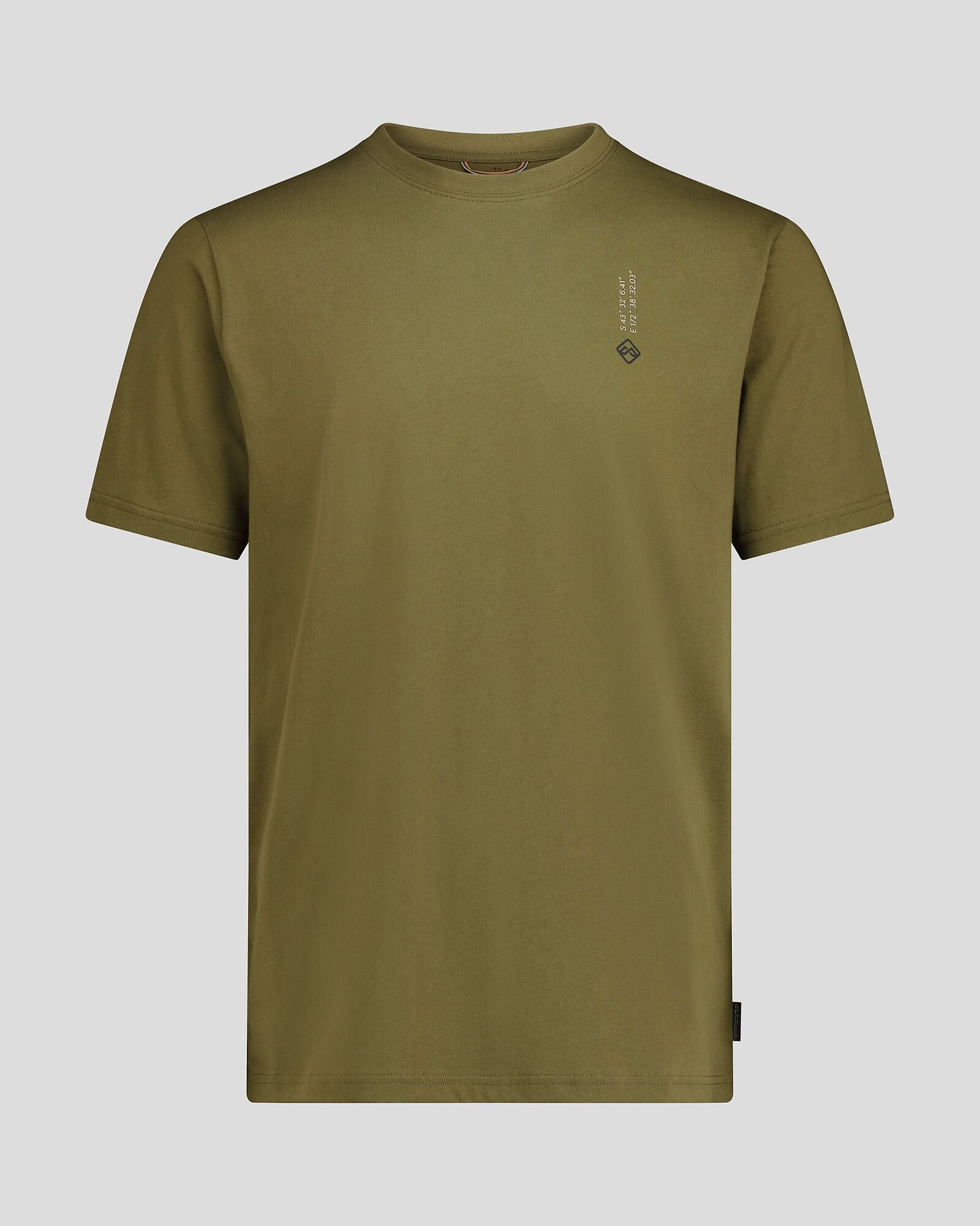Men's Ride the River Organic Cotton T-Shirt - Dark Fern | Eco-Friendly Casual Wear for Outdoor Adventures & Everyday Comfort