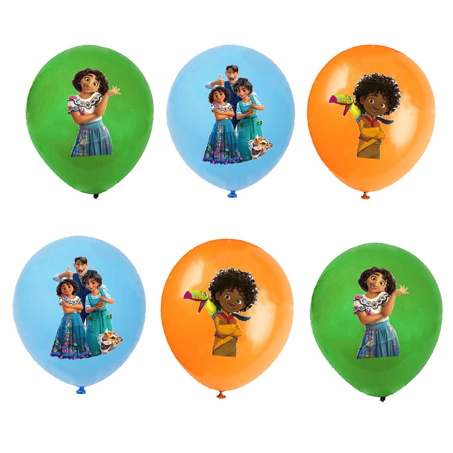 Encanto Movie Birthday Balloons Party Decorations - 18pcs Madrigals Family Latex Balloons for Kids & Teens Birthday Party Supplies | Perfect for Disney Themed Parties, Baby Showers & Magic Celebration Decor