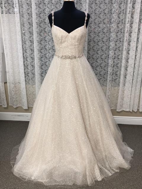 Maggie Sottero Vidette Wedding Gown - Elegant Lace Bridal Dress for Bride, Perfect for Church Ceremony & Formal Reception
